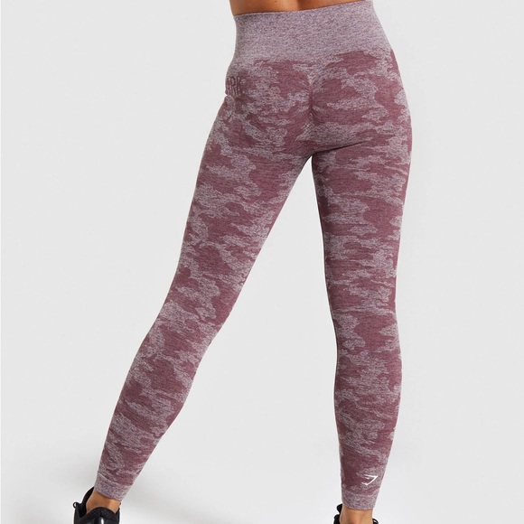 Gymshark Berry Camo Seamless Leggings - Picture 4 of 4